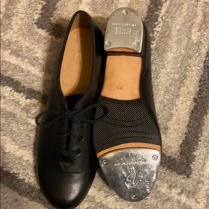 Bloch Techno Lace Up Tap Dance Shoe Leather 8.5